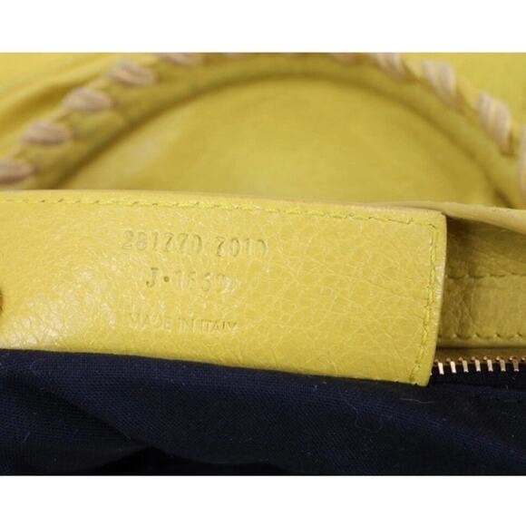 Balenciaga City Handbag with Mirror Yellow - Picture 10 of 12